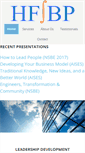 Mobile Screenshot of hfbp.org